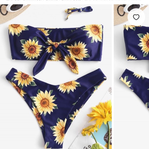 Zaful Other - Sunflower bikini